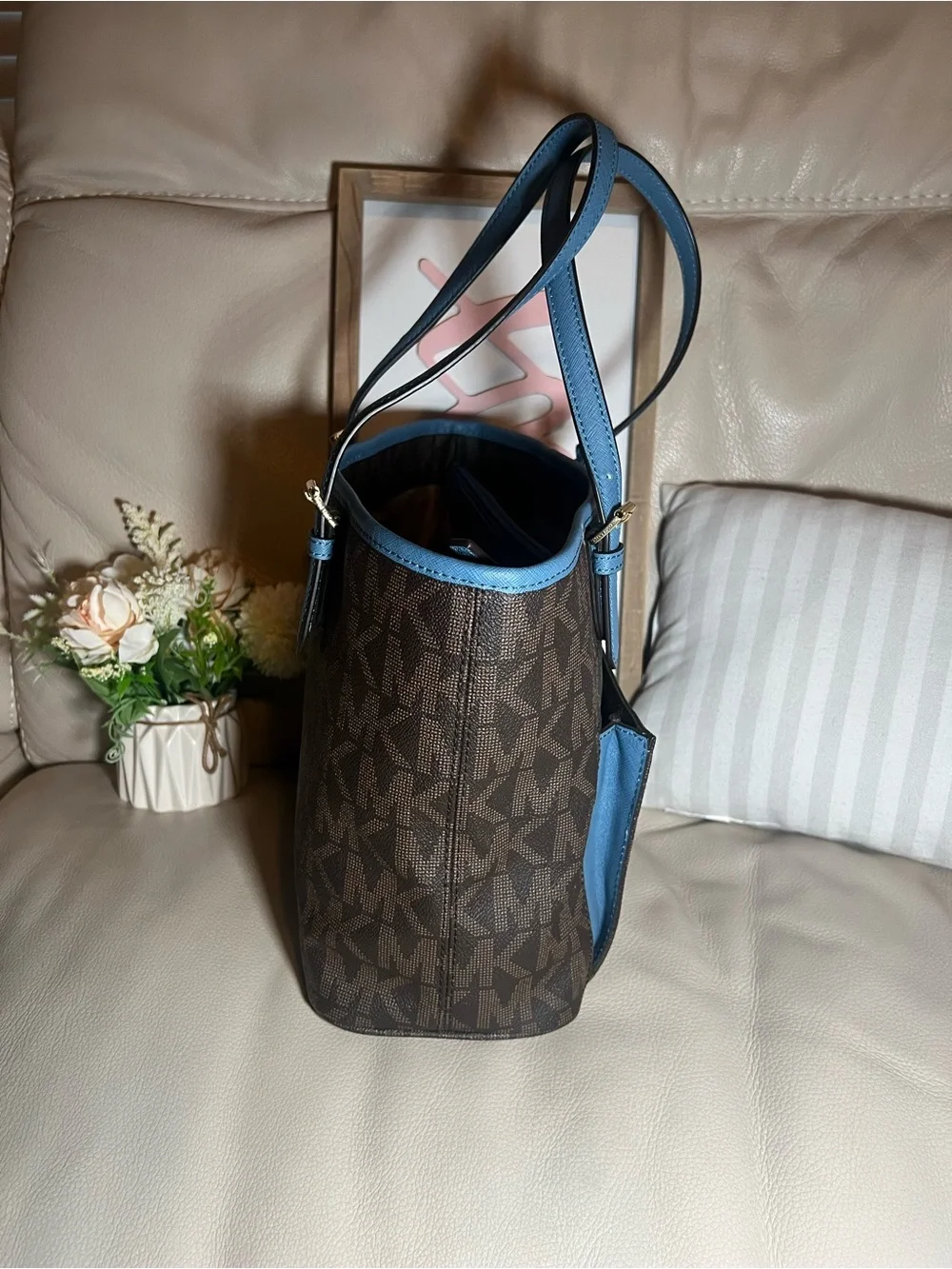 Vintage Michael Kors Jet Set Medium Snap Front Tote